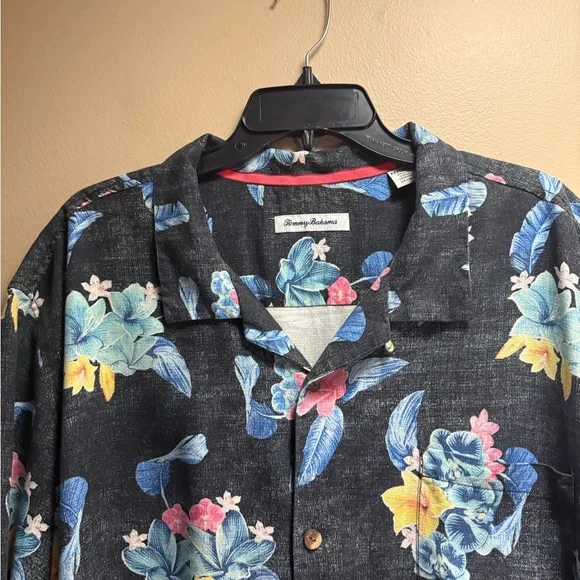 Tommy Bahama 100% Silk Floral Shirt XXXL 3XL - Picture 2 of 9